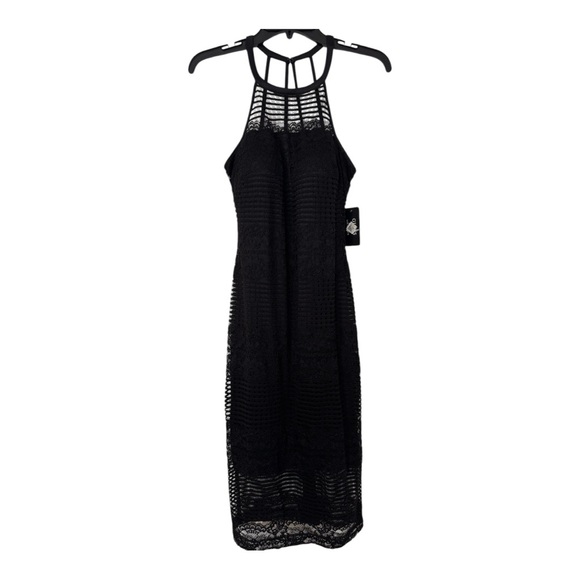Guess Dresses & Skirts - BNWT Guess Black Lace Midi Dress, Size 4, Black